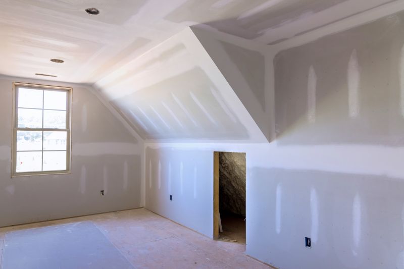 Installed Drywall Wall